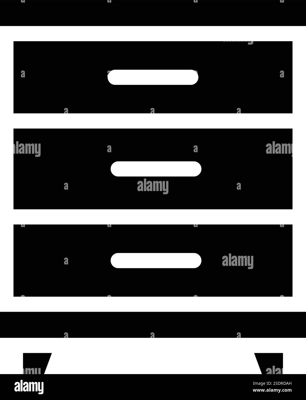 Illustrazione della progettazione dell'icona del vettore dell'armadietto Illustrazione Vettoriale