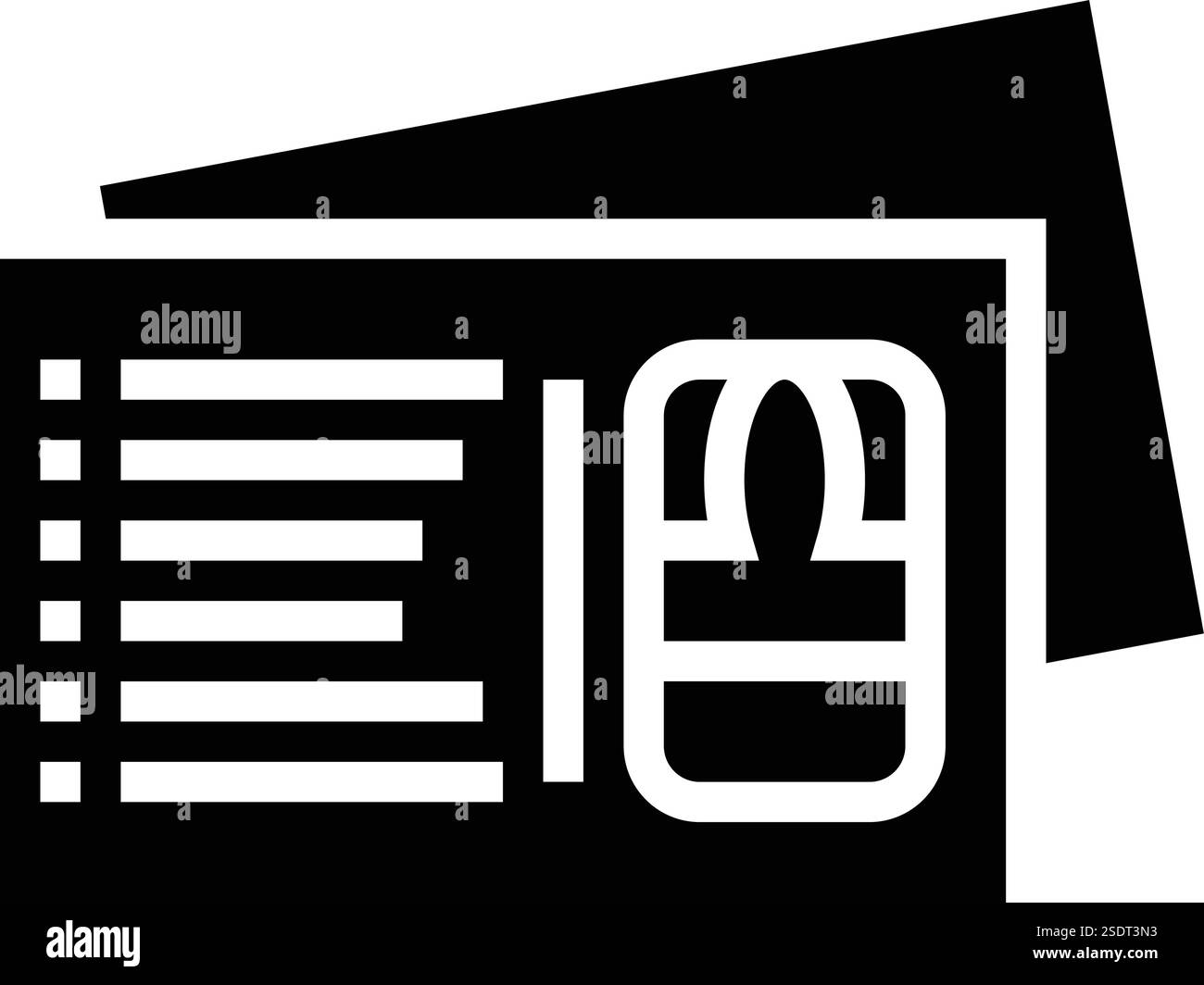 Illustrazione di progetto dell'icona del vettore cartolina Illustrazione Vettoriale