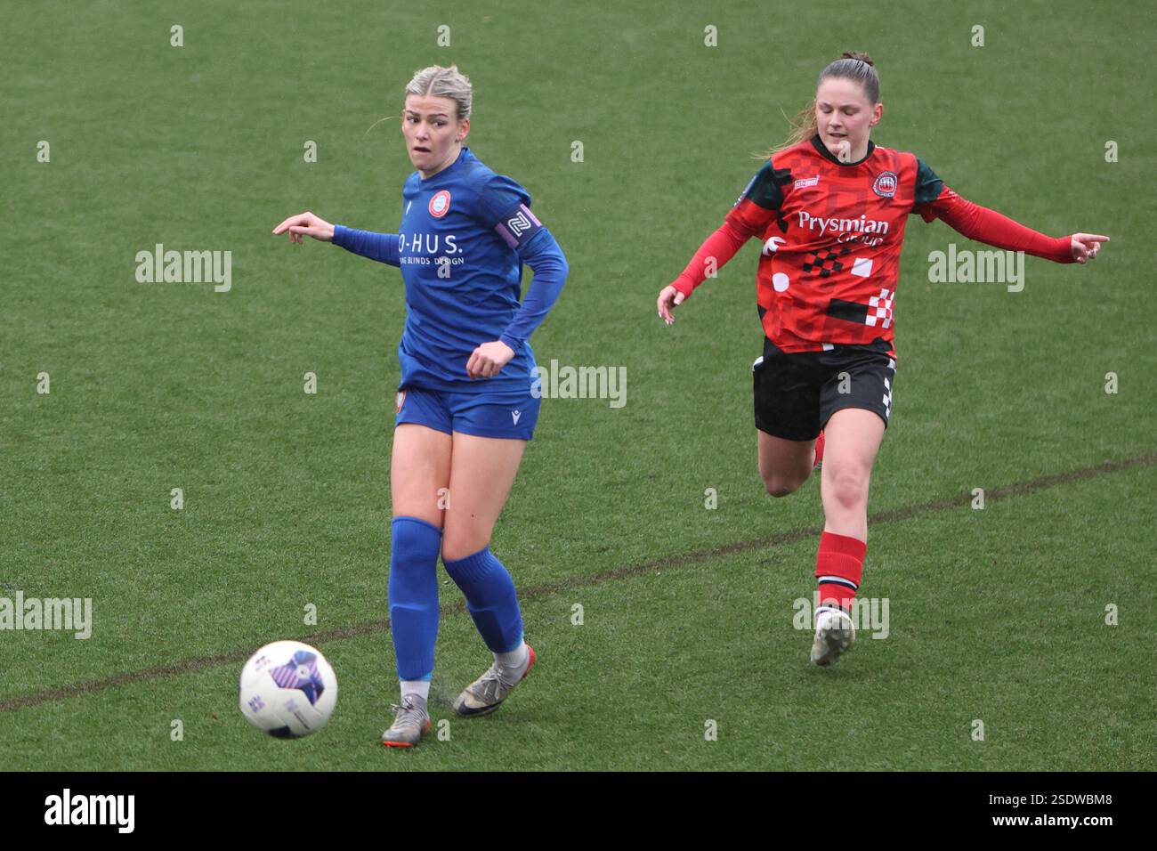 Southampton Women FC vs Worthing Women FC fa Women's National League FAWNL a Winklebury, Basingstoke, Hampshire, Regno Unito Foto Stock