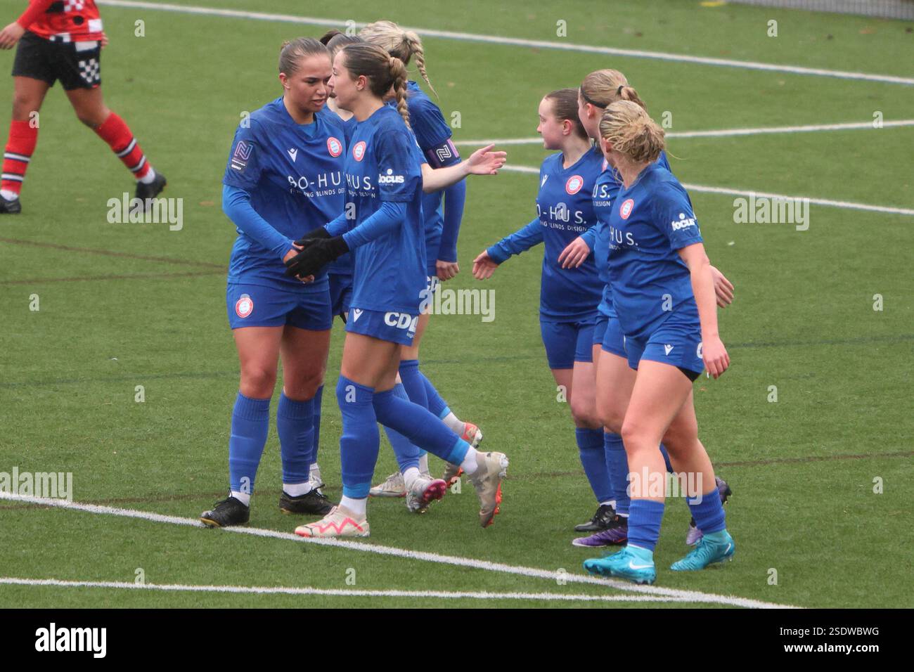 Southampton Women FC vs Worthing Women FC fa Women's National League FAWNL a Winklebury, Basingstoke, Hampshire, Regno Unito Foto Stock