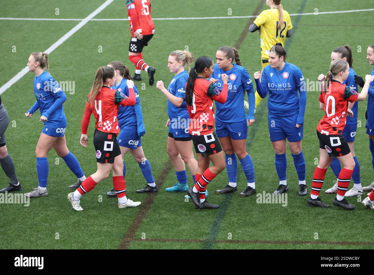 Southampton Women FC vs Worthing Women FC fa Women's National League FAWNL a Winklebury, Basingstoke, Hampshire, Regno Unito Foto Stock