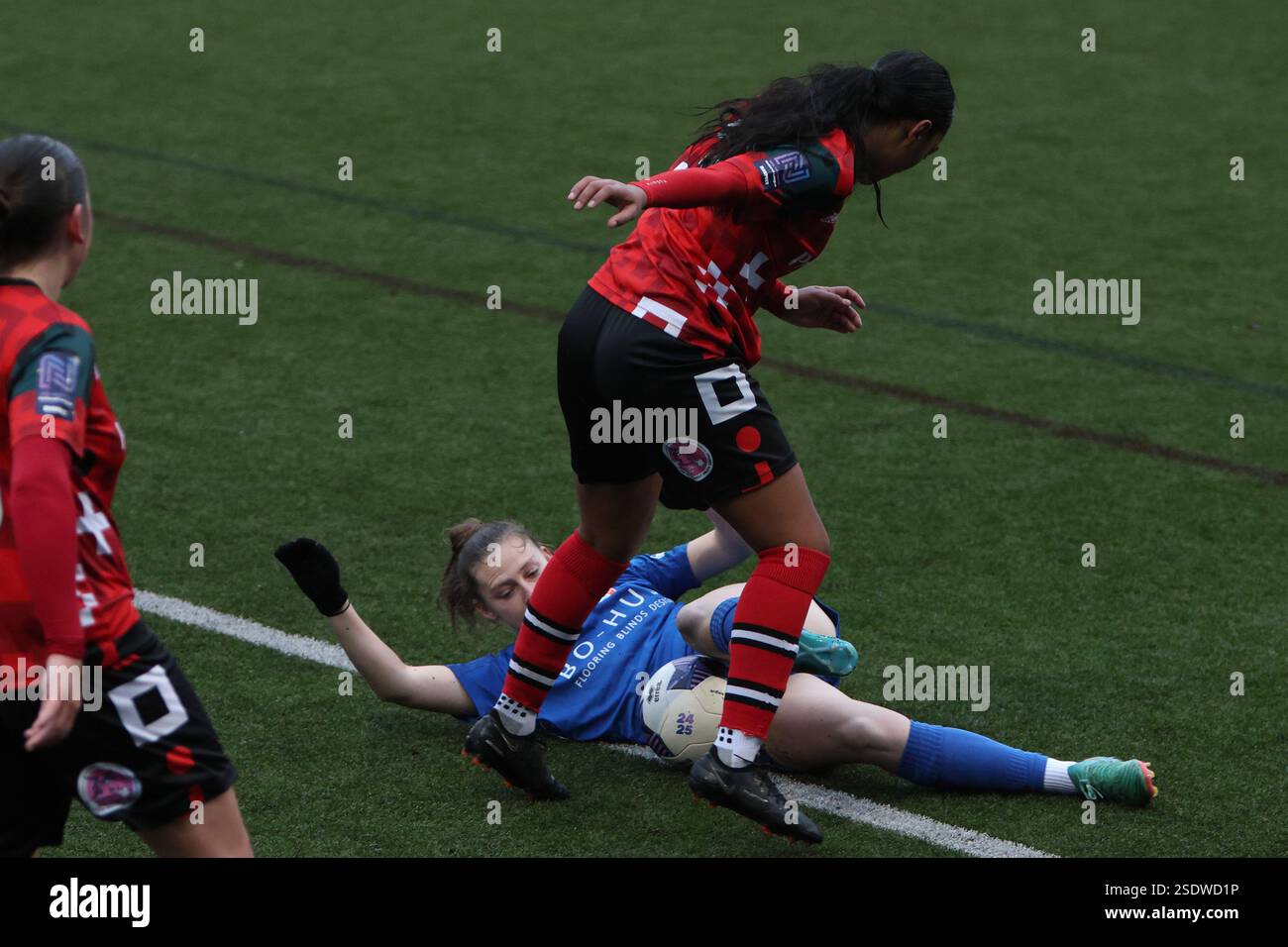 Southampton Women FC vs Worthing Women FC fa Women's National League FAWNL a Winklebury, Basingstoke, Hampshire, Regno Unito Foto Stock