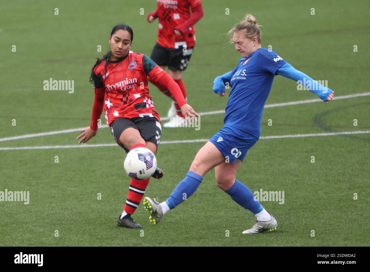 Southampton Women FC vs Worthing Women FC fa Women's National League FAWNL a Winklebury, Basingstoke, Hampshire, Regno Unito Foto Stock