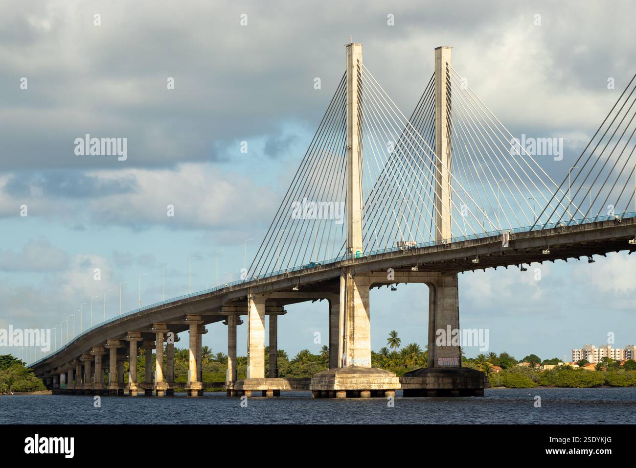 Ponte strallato ad Aracaju, Sergipe, Brasile. Foto Stock