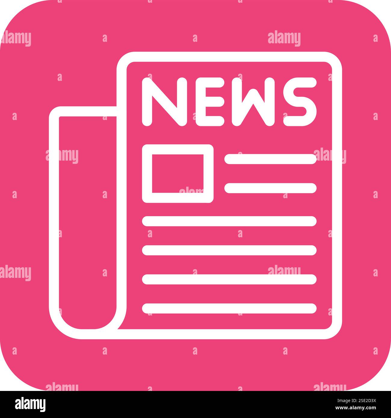 Illustrazione della progettazione dell'icona del vettore di giornali Illustrazione Vettoriale