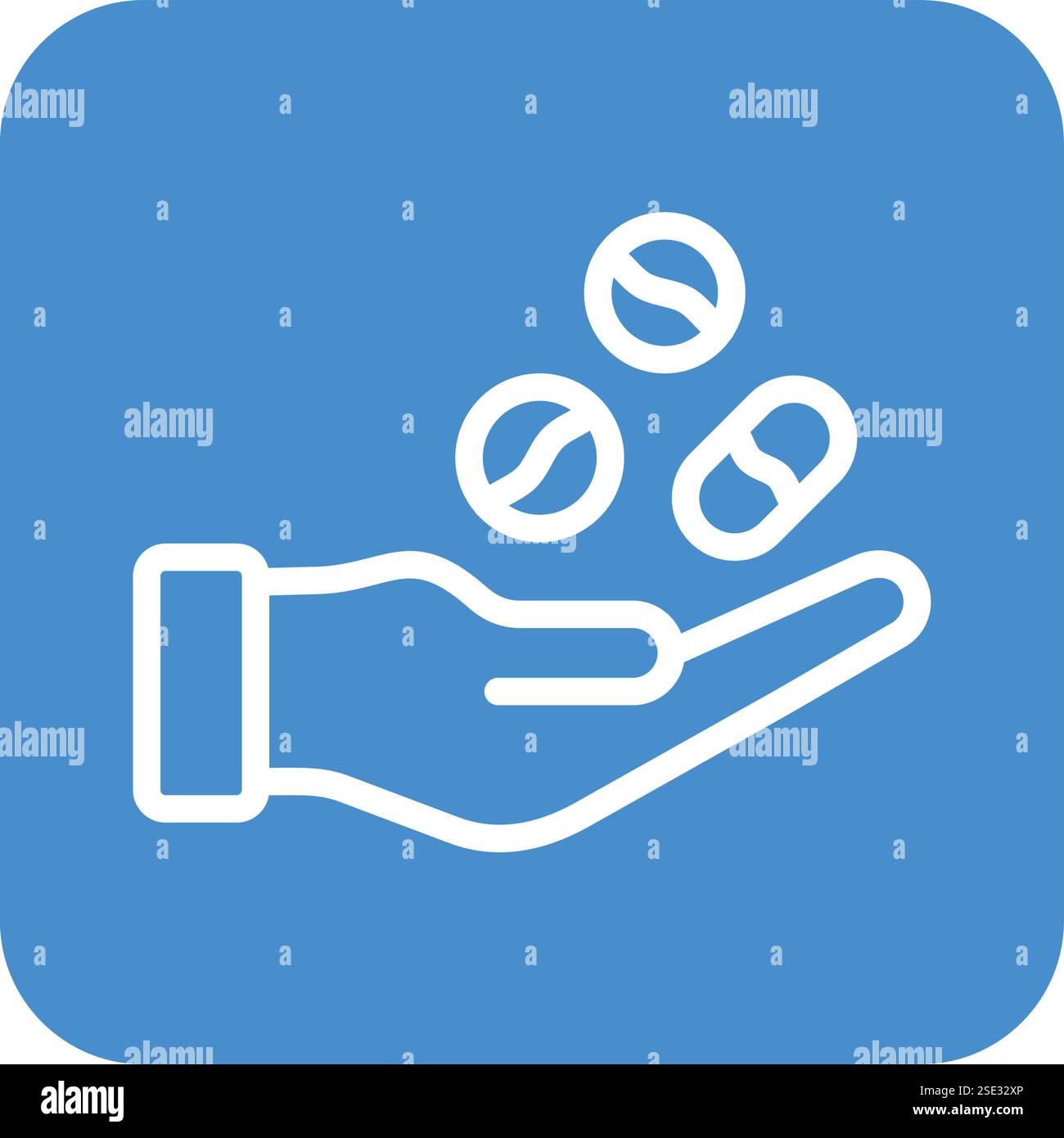 Illustrazione del disegno dell'icona del vettore di farmaci Illustrazione Vettoriale