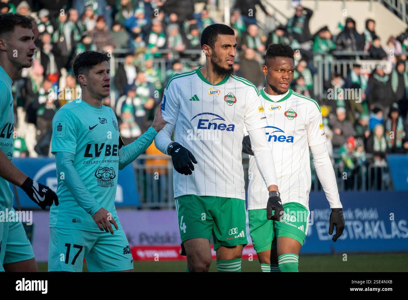 Radom, Polonia. 08.02.2025. Radomiak Radom giocatore Rahil Mammadov durante la partita PKO BP EKSTRAKLASA. Radomiak Radom vs Śląsk Wrocław, Stadion im. Braci Czachorów, Struga 63, Radom, Polonia Foto Stock