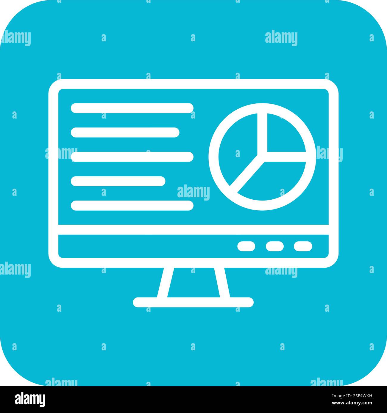 Illustrazione del progetto dell'icona del vettore del report aziendale Illustrazione Vettoriale