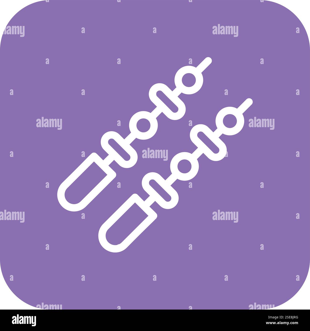 Illustrazione di progettazione dell'icona del vettore kebab Illustrazione Vettoriale