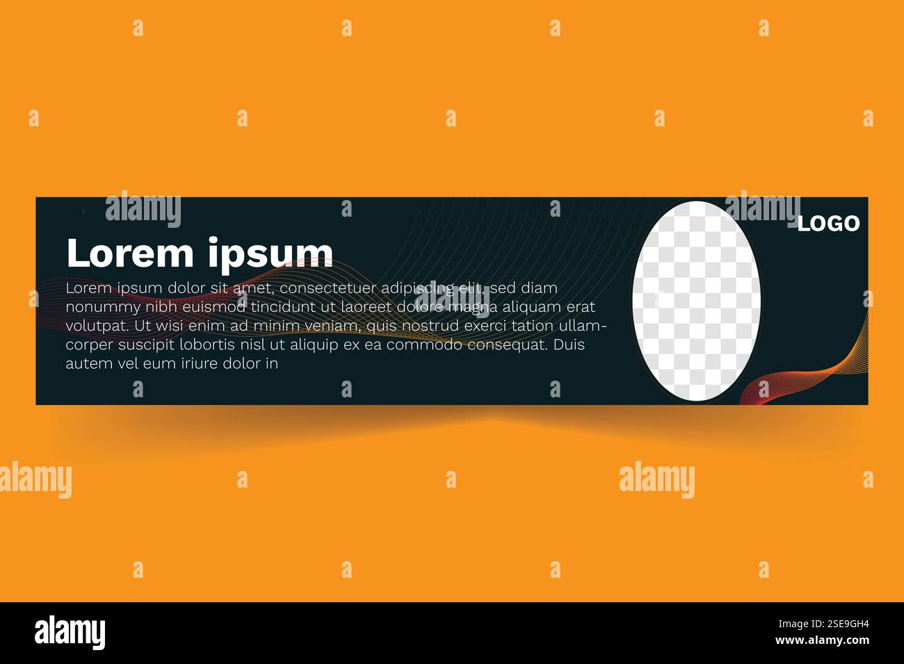 Design della copertina di LinkedIn Illustrazione Vettoriale