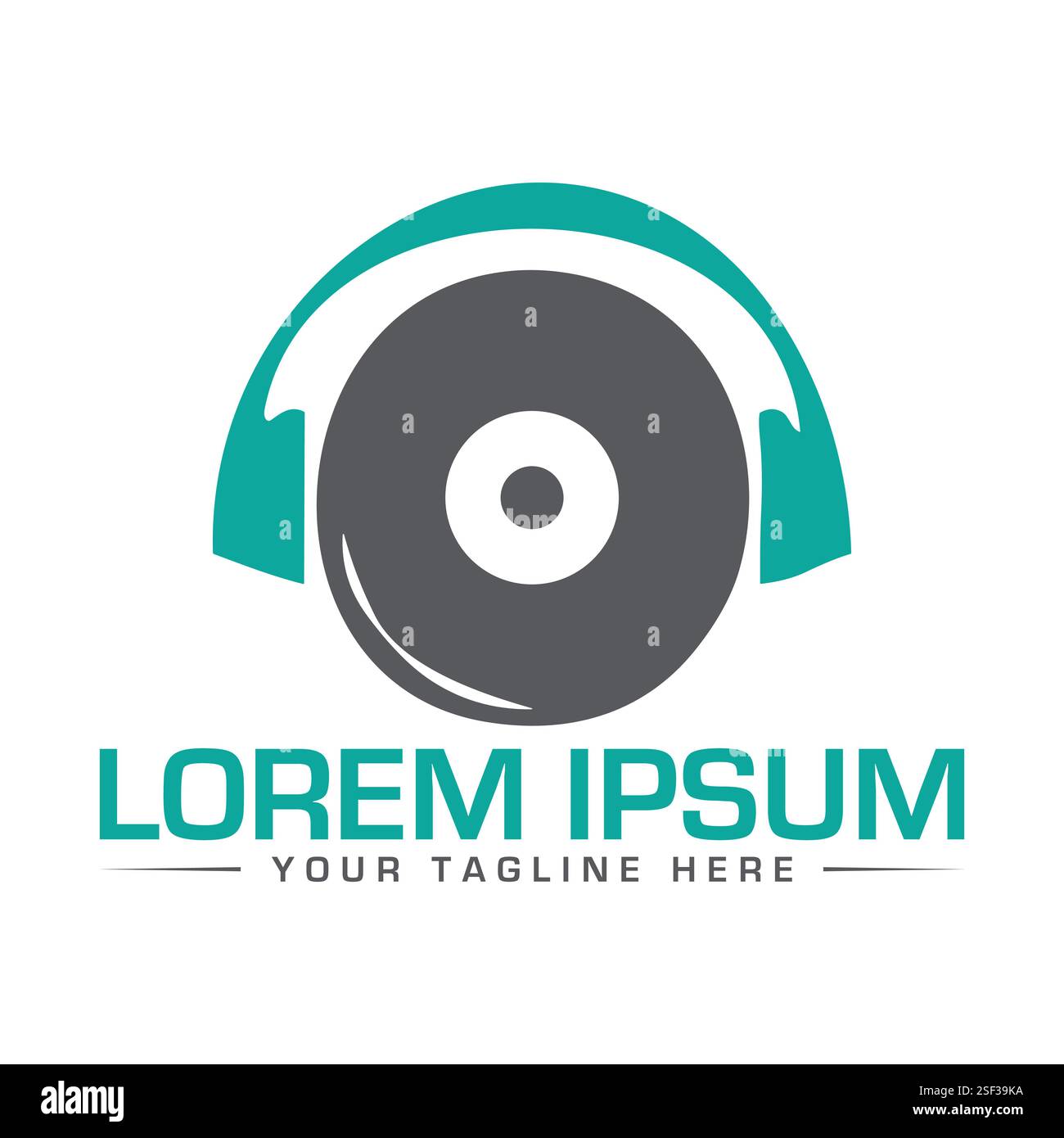 Design del logo di Media Player Illustrazione Vettoriale