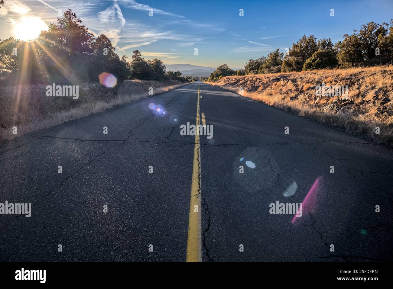 Stoneman Lake Road, Coconino National Forest, Arizona, Stati Uniti Foto Stock