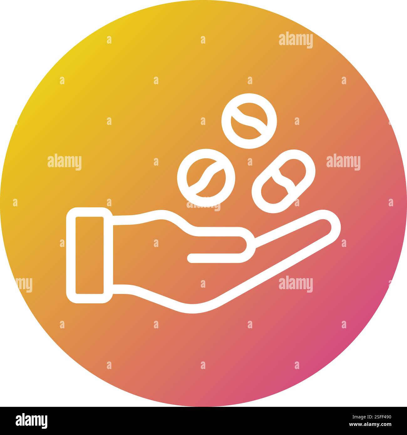 Illustrazione del disegno dell'icona del vettore di farmaci Illustrazione Vettoriale