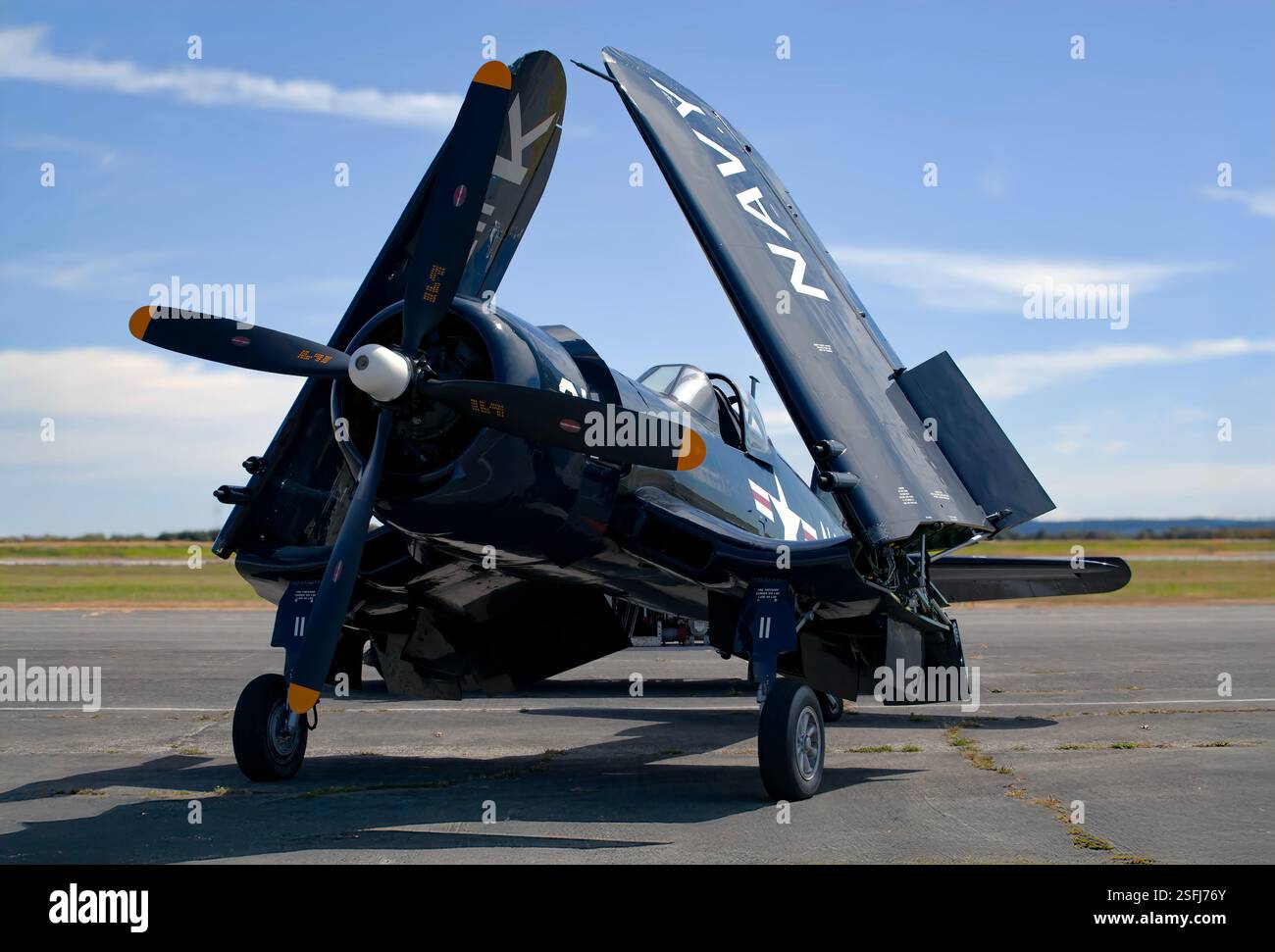 F4U Corsair a Boundary Bay Canada Foto Stock