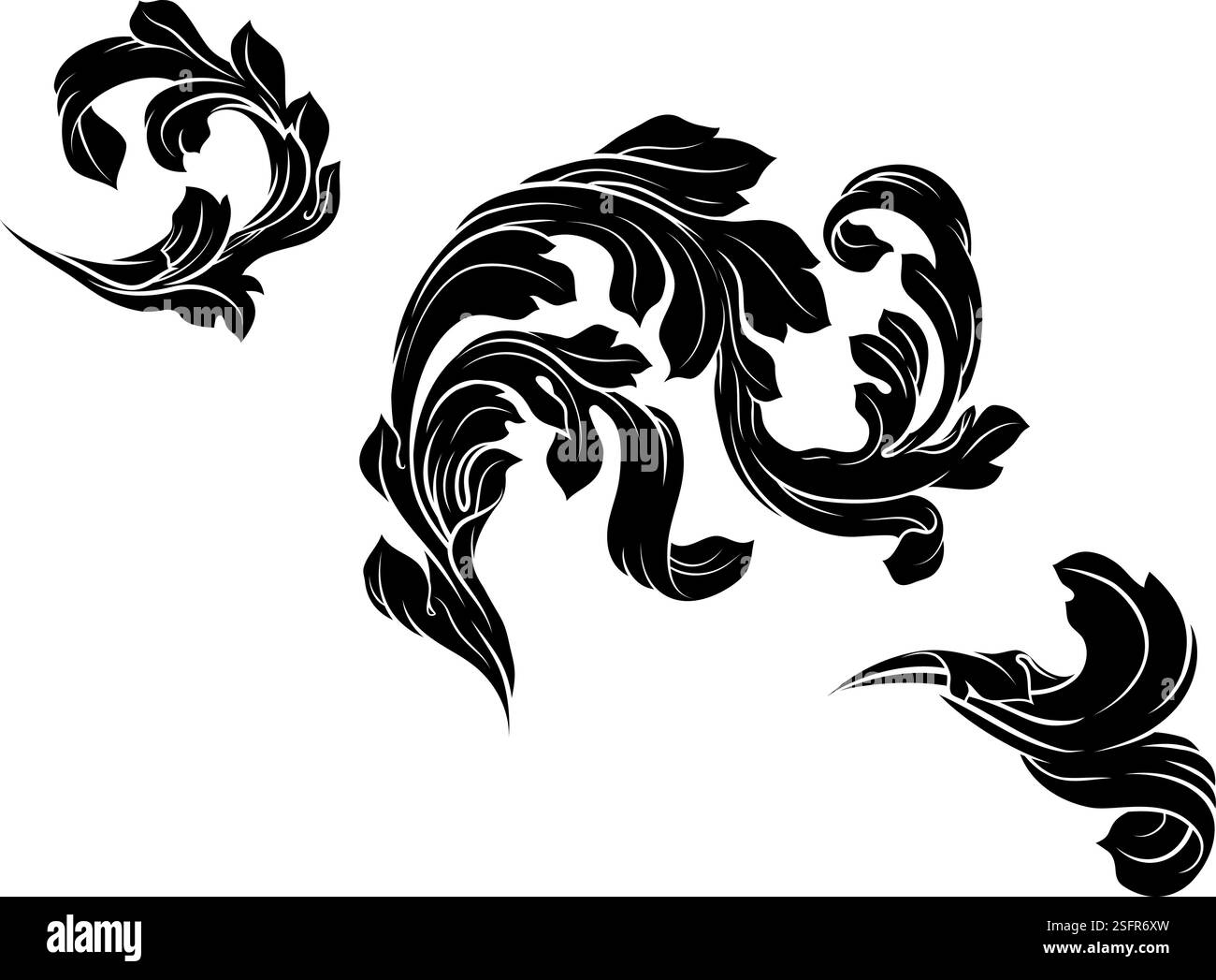 Stemma Filigree Heraldic Heraldry Pattern Illustrazione Vettoriale