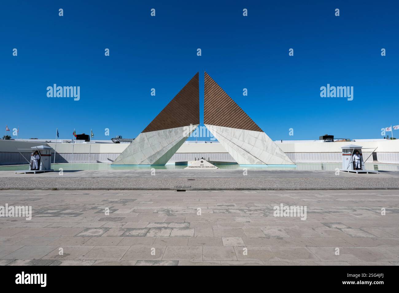 Lisboa, Portogallo - 19 agosto 2024 - Monumento ai combattenti d'oltremare a Lisbona, Portogallo. Foto Stock