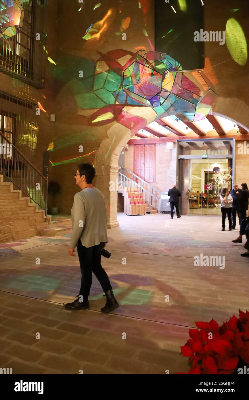 Valencia, Spagna - 27 dicembre 2024: Centro artistico Hortensia Herrero a Valencia Foto Stock