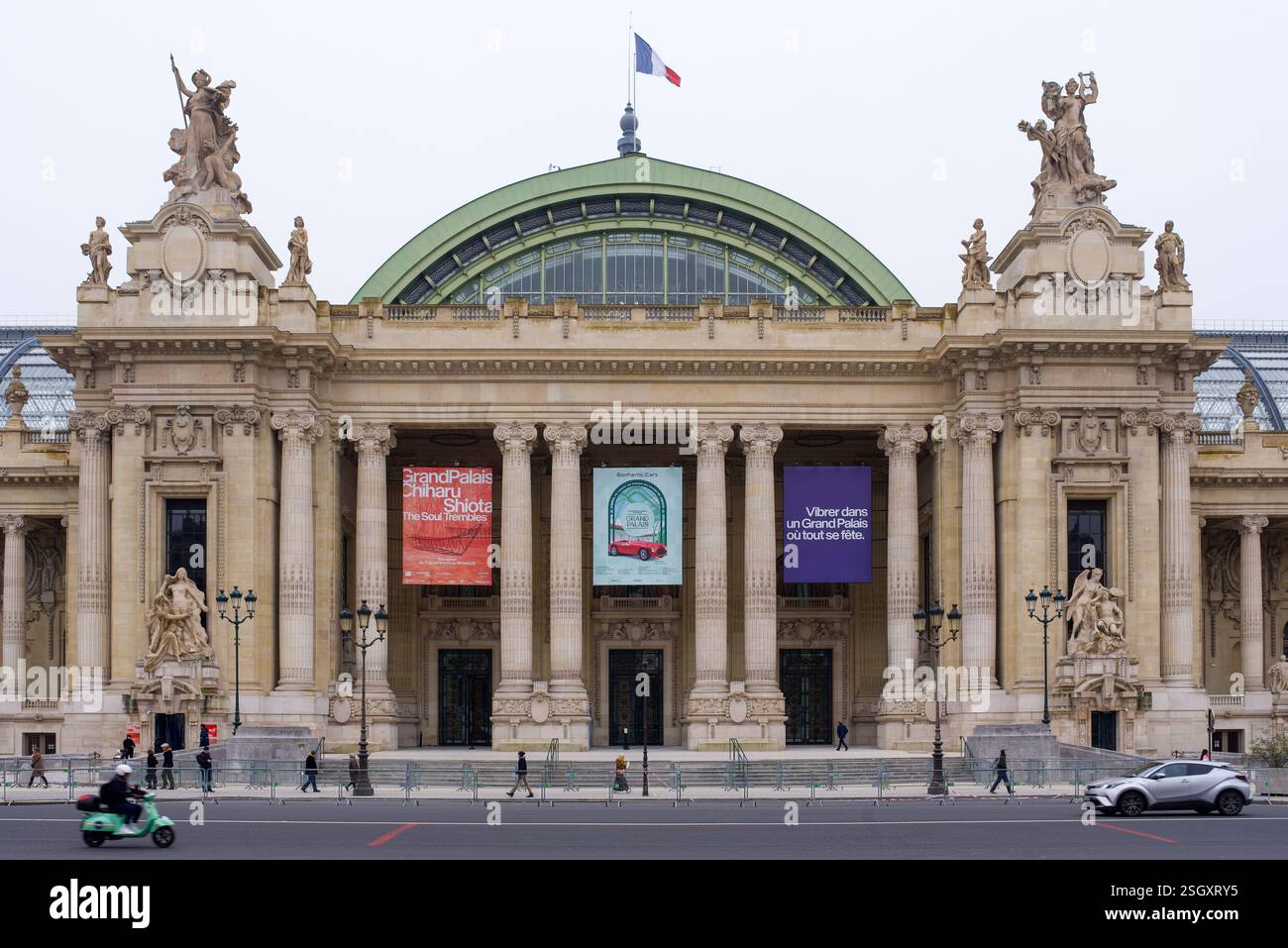 Il Grand Palais nell'8° arrondissement di Parigi Foto Stock