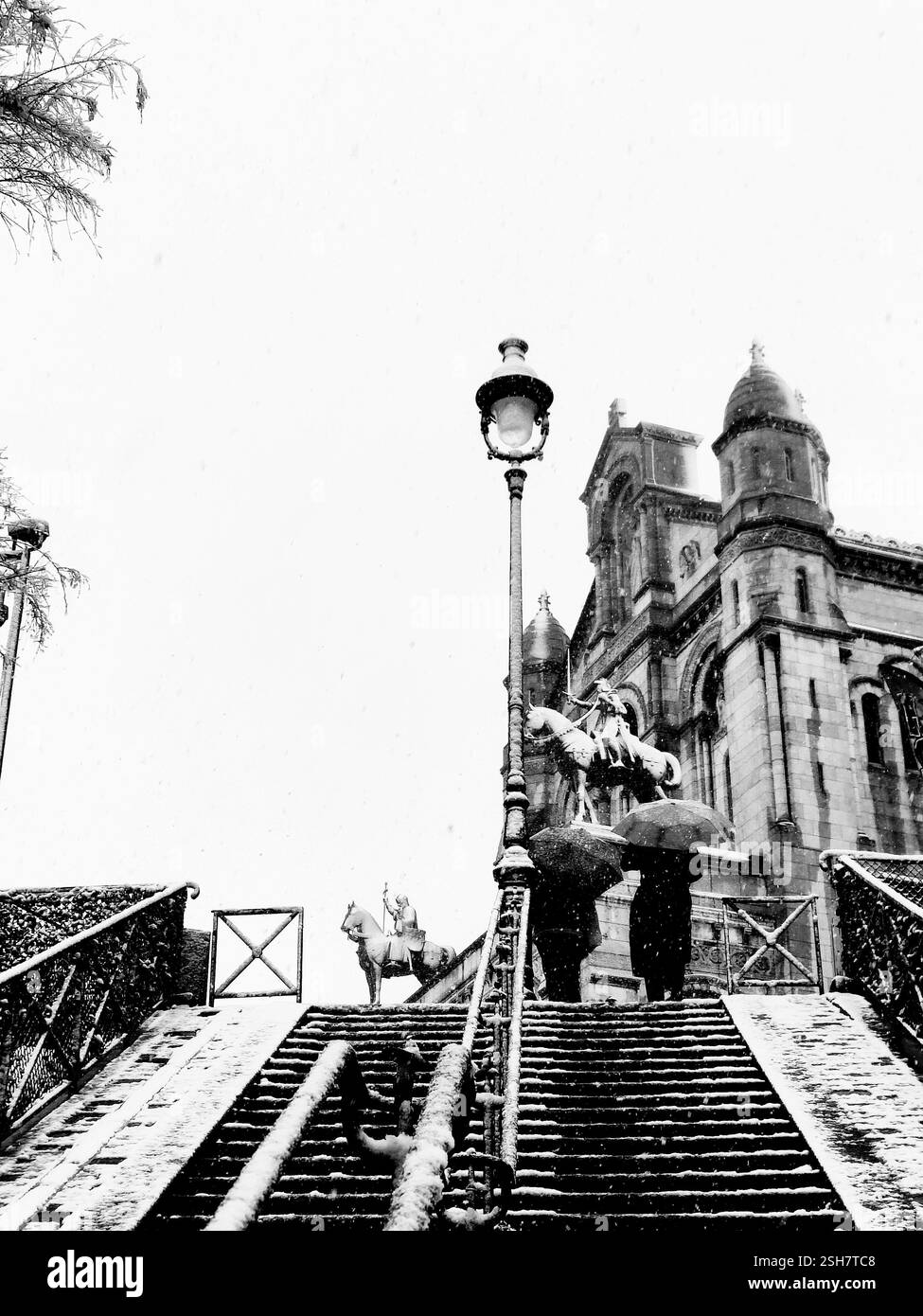 STRADE DI PARIGI Foto Stock