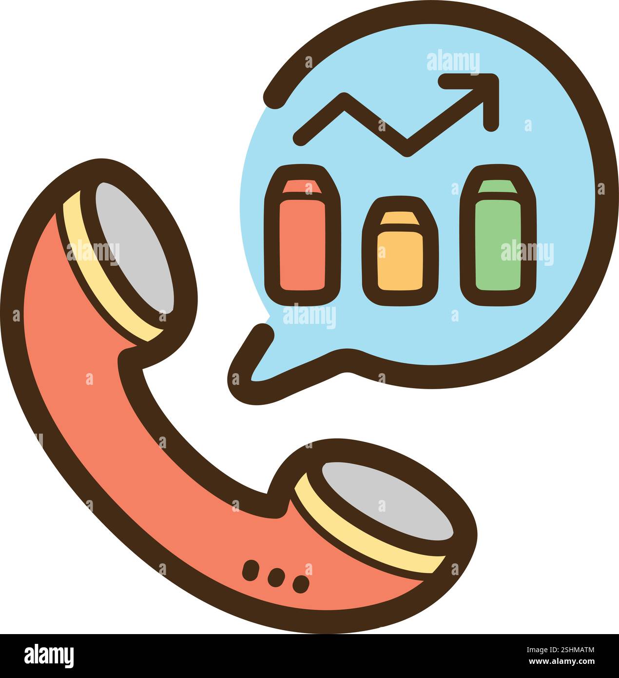 Illustrazione e grafica vettoriale dei doodle di consulenza aziendale. Fa parte della categoria aziendale e ufficio. Illustrazione Vettoriale