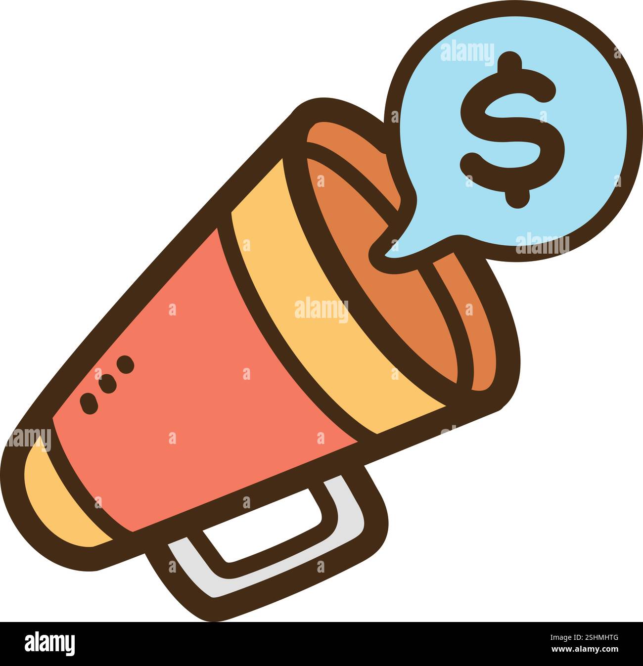 Illustrazione e grafica vettoriale del marketing aziendale. Fa parte della categoria aziendale e ufficio. Illustrazione Vettoriale