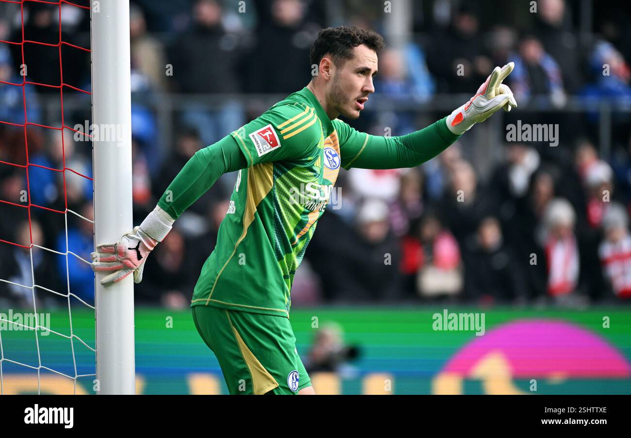 2) Bundesliga, Rhein energie Stadium Cologne: 1 FC Koeln vs FC Schalke 04; Justin Heekeren (S04) Foto Stock