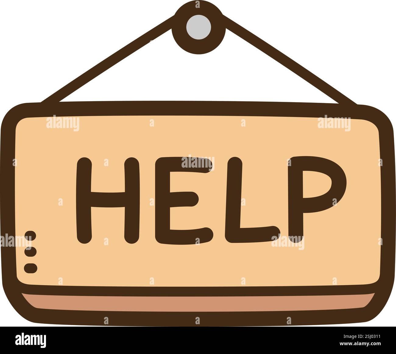 Illustrazione e grafica vettoriale del doodle della guida. Parte della categoria Contattaci. Illustrazione Vettoriale