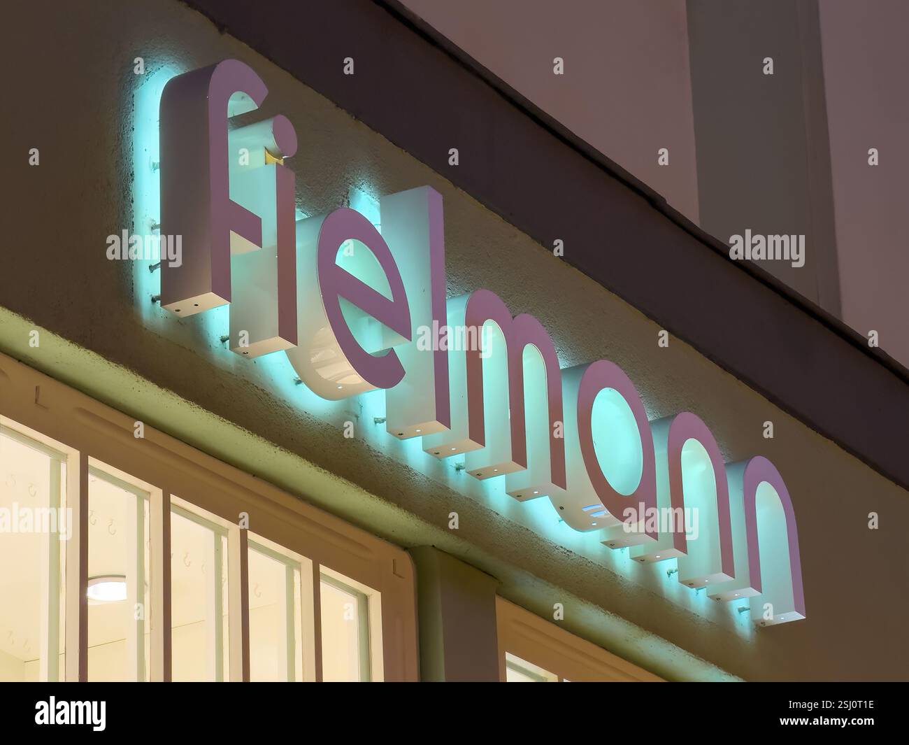 Negozio Fielmann a Wernigerode, Sassonia-Anhalt, Germania. Fielmann Group AG è un'azienda tedesca di occhiali. Foto Stock