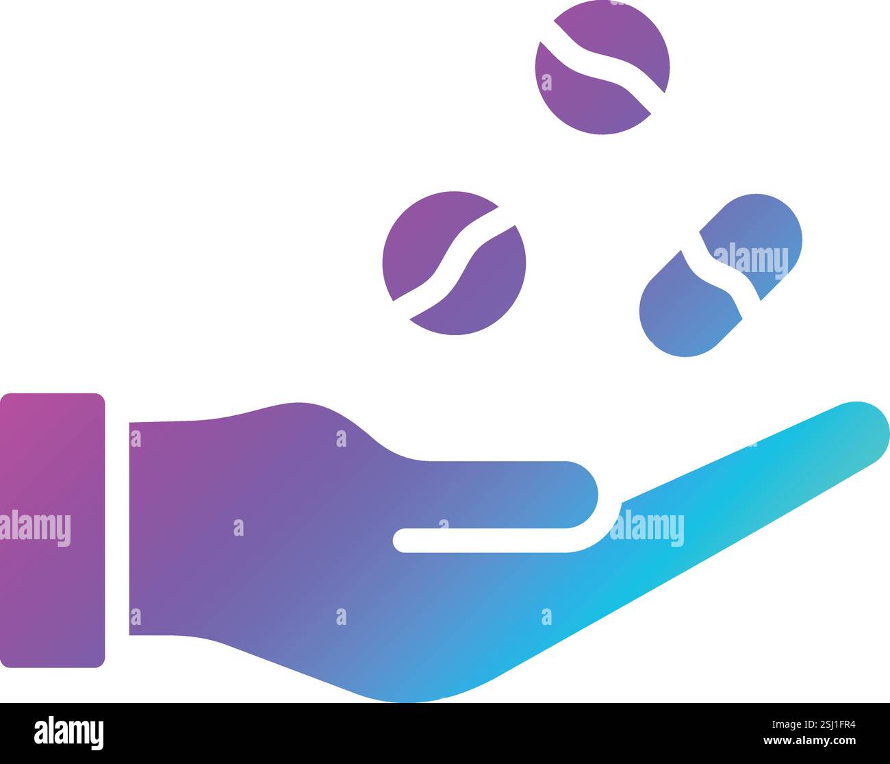 Illustrazione del disegno dell'icona del vettore di farmaci Illustrazione Vettoriale