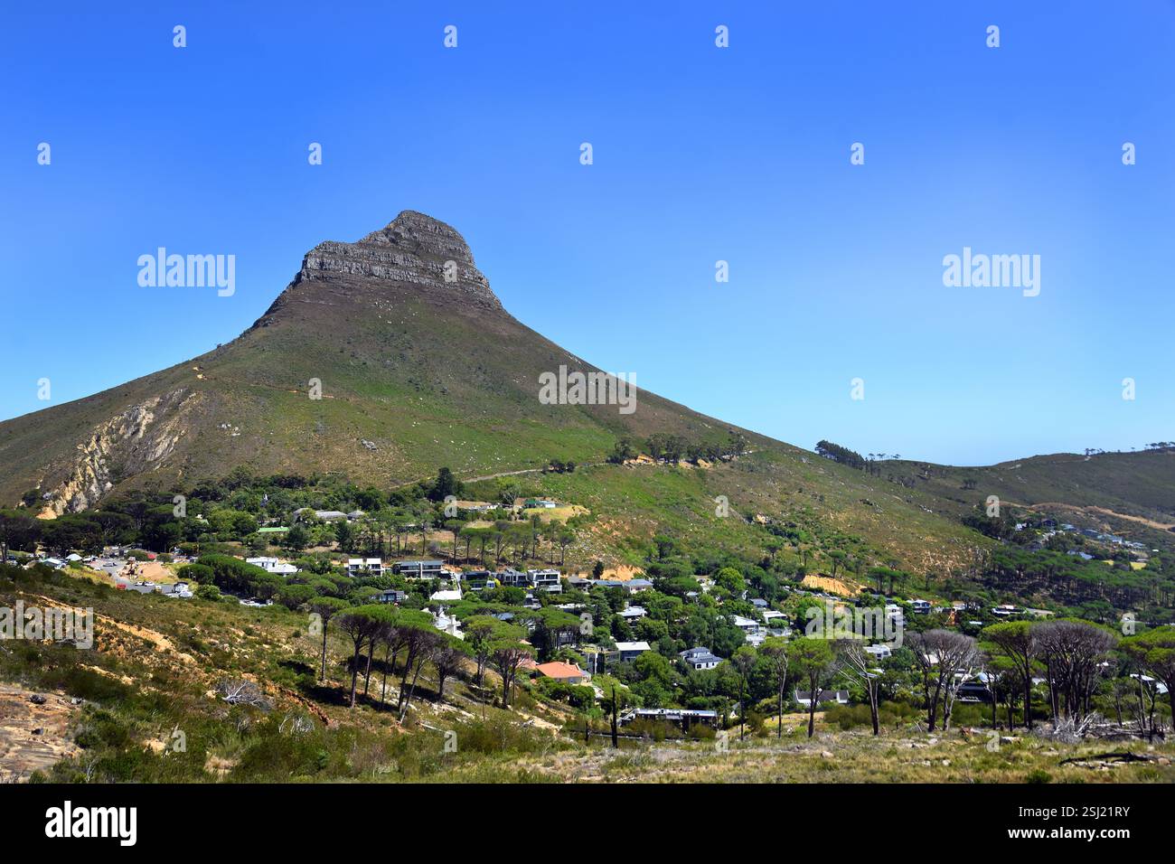 Lion's Head Mountain, città del Capo, Sud Africa, RSA, Repubblica del Sud Africa, Foto Stock