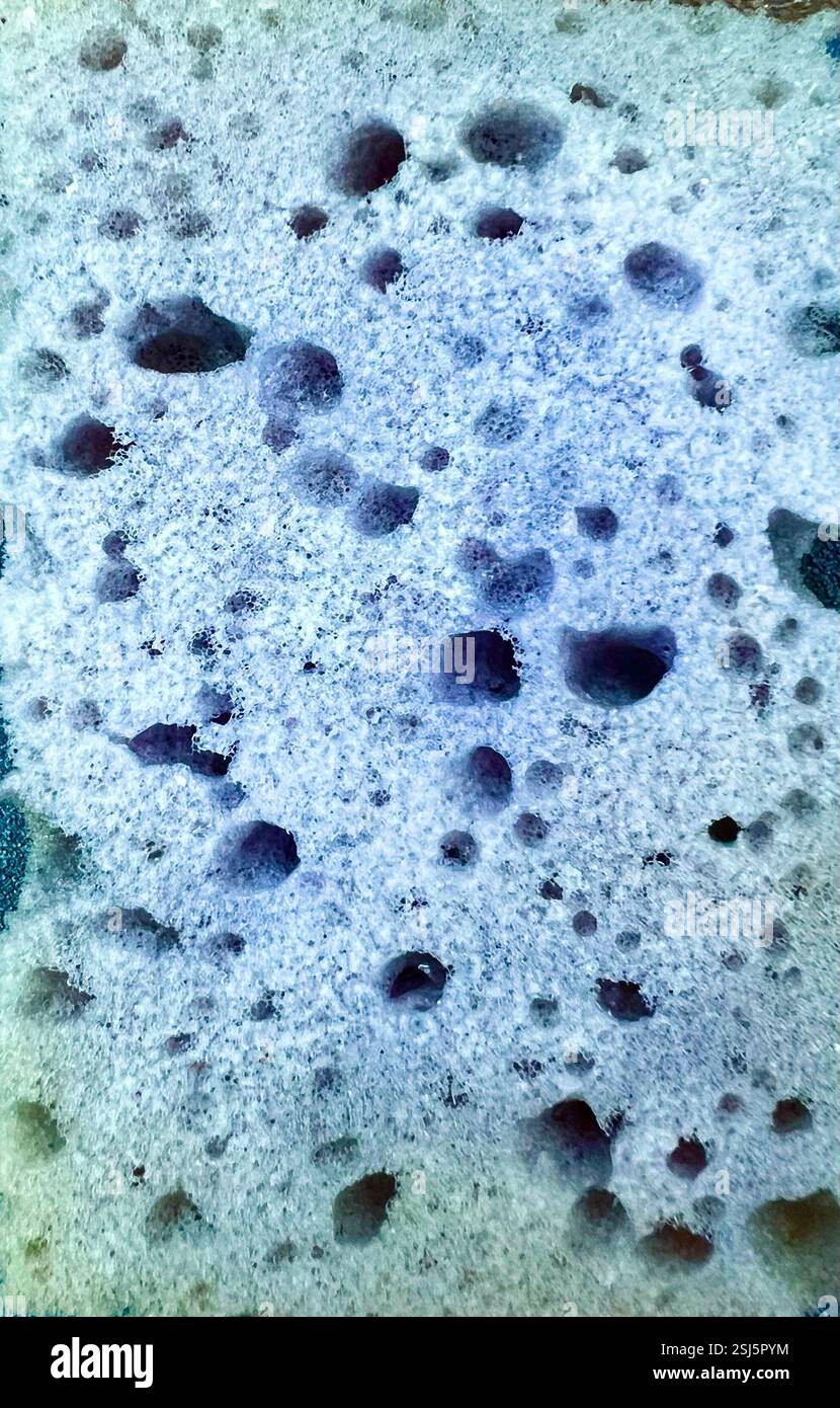 Consistenza fredda e ghiacciata Foto Stock
