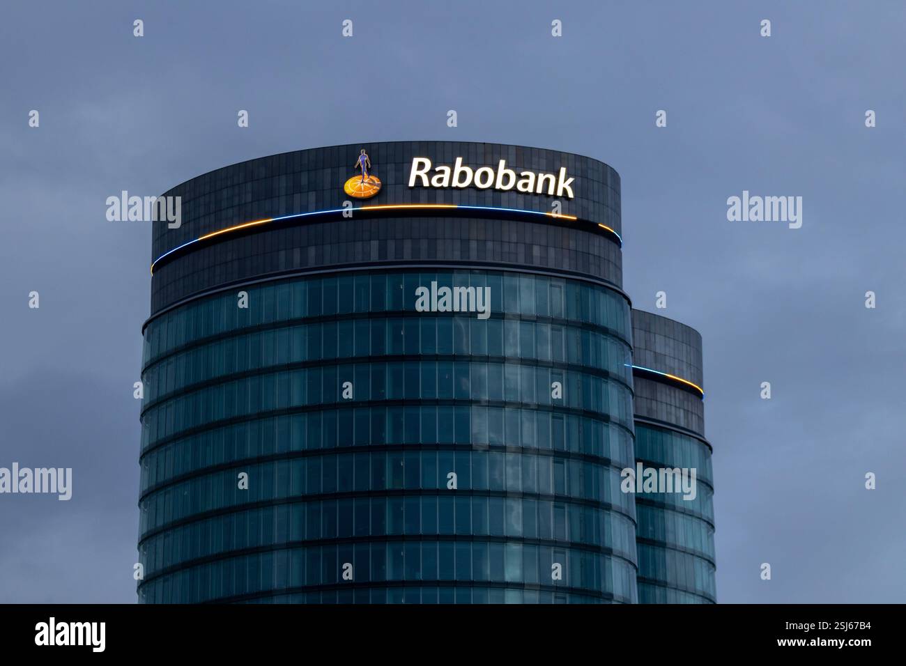 Sede centrale di Rabobank Croeselaan 18 Utrecht, Paesi Bassi. Foto Stock