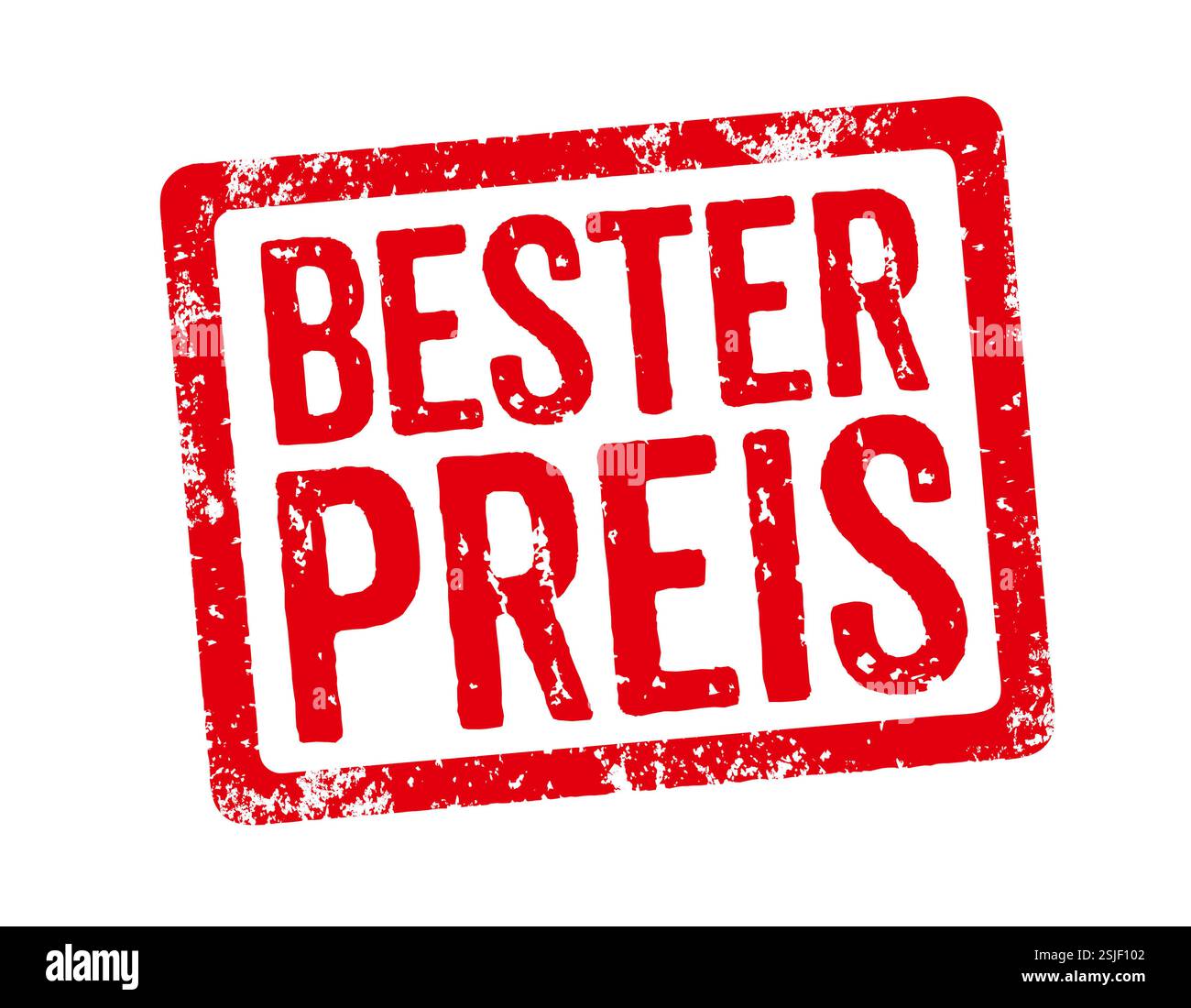 Francobollo rosso - miglior prezzo Foto Stock