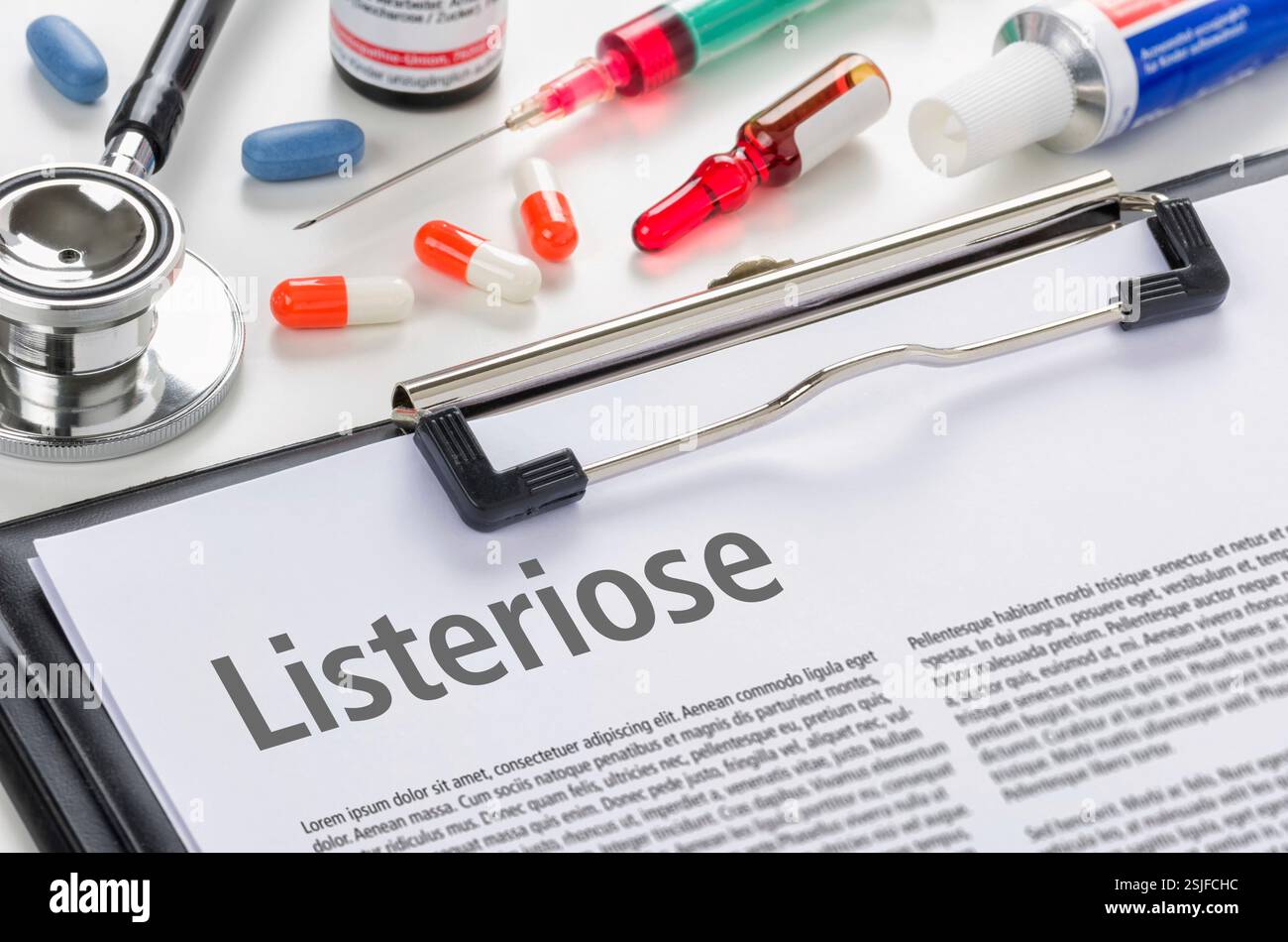Listeriosi Foto Stock