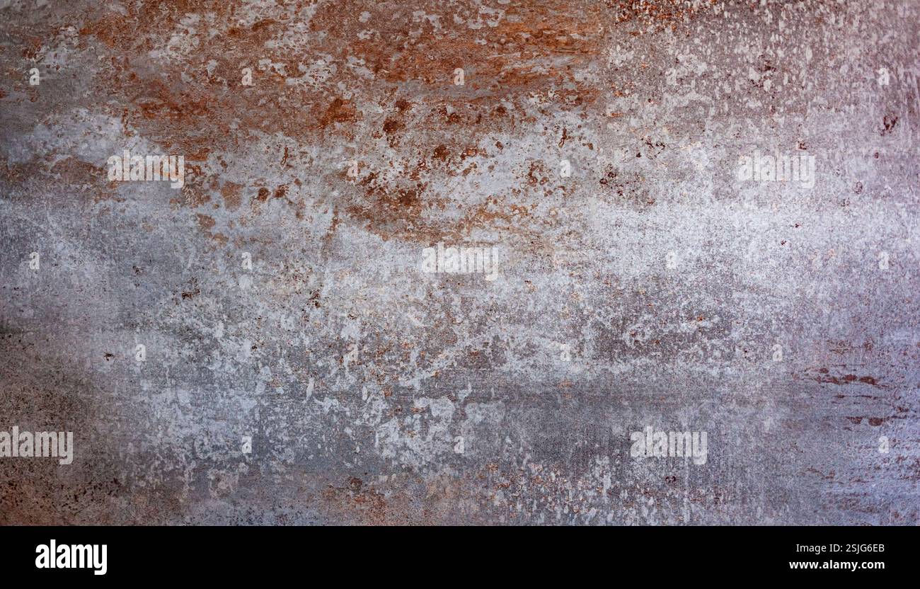 Grandi piastrelle di gres porcellanato per rivestimenti. La pietra e la ruggine colore di sfondo. Foto Stock