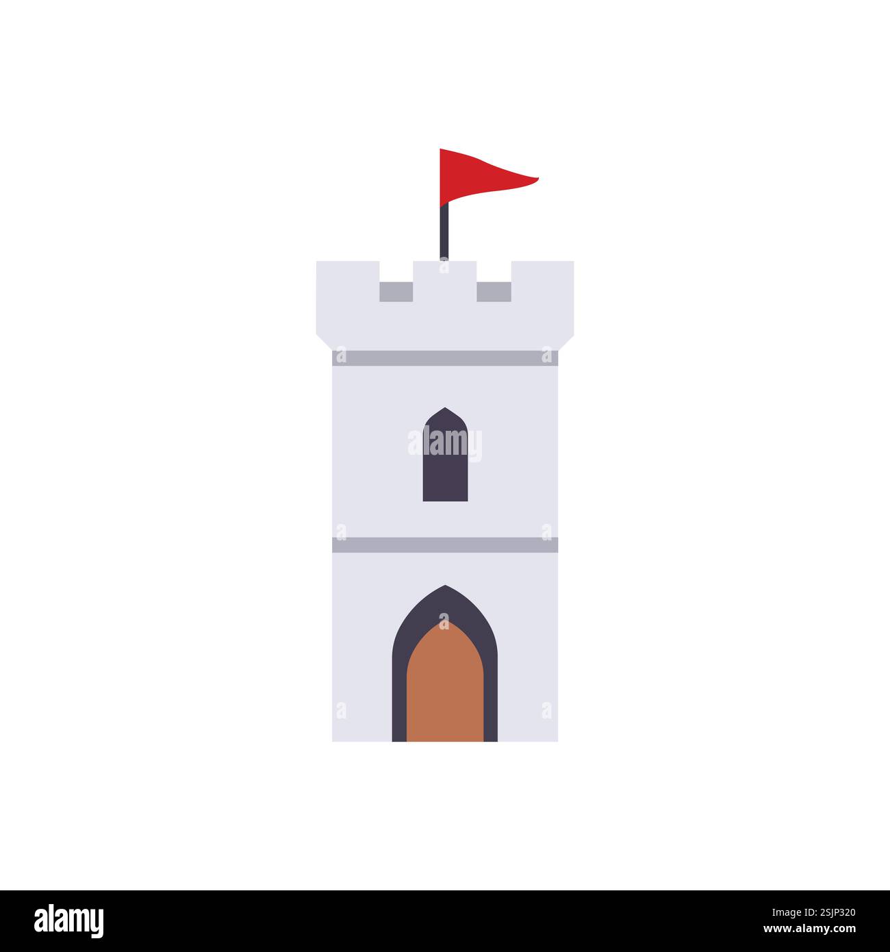 Edifici moderni vettoriali, grattacieli, elementi della città, elegante collezione architettonica Illustrazione Vettoriale