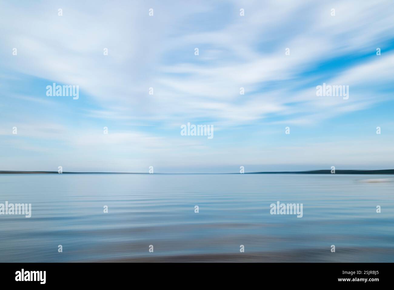 Penisola di Holnis, spiaggia, Glücksburg, lunga esposizione Foto Stock