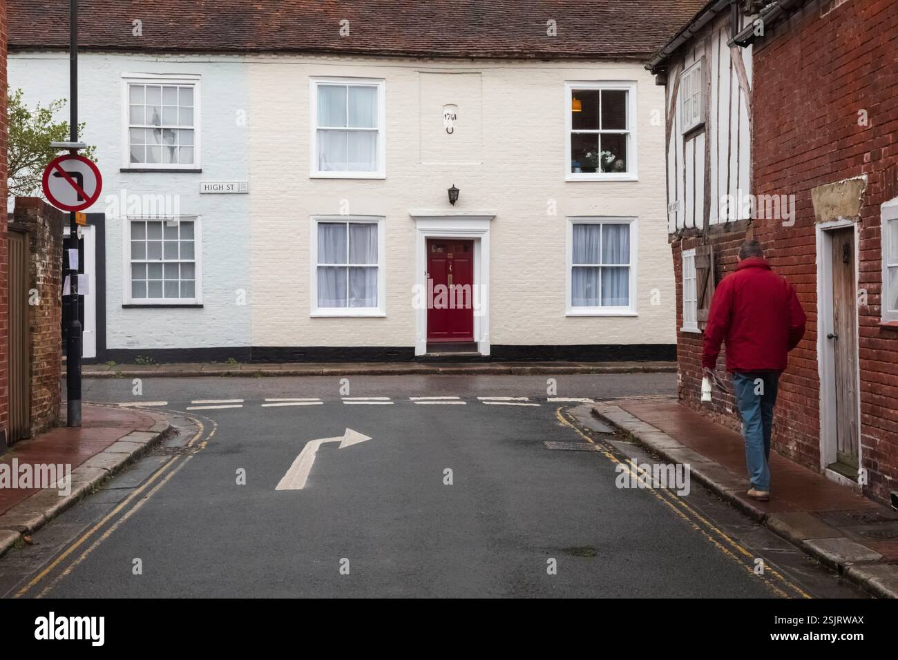 Inghilterra, Kent, sandwich, Scene di strada Foto Stock