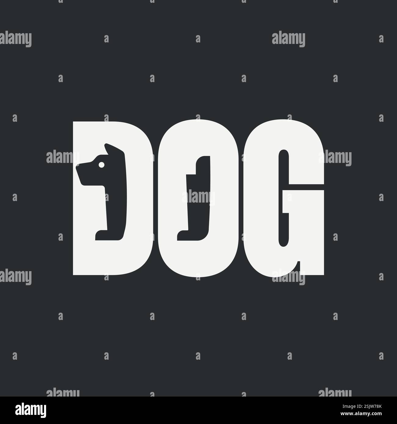 Design minimale con testo vettoriale Illustrazione Vettoriale