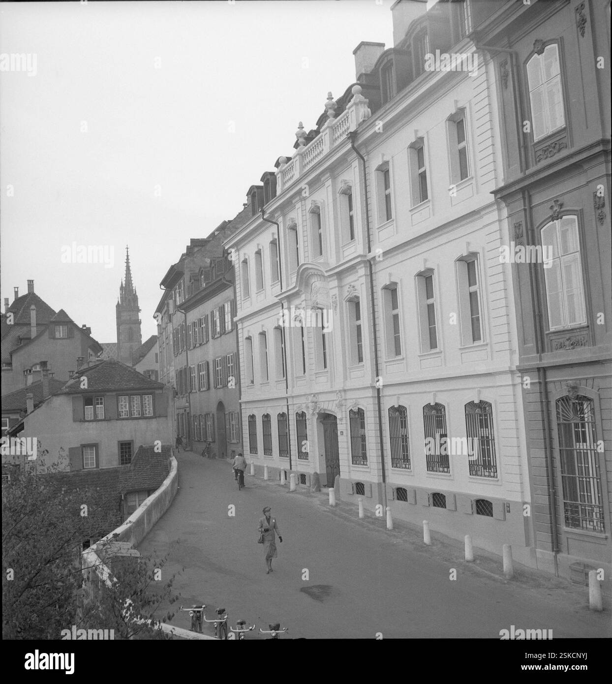 --- Weisses Haus Basel nach Renovierung 1948#Weisses Haus Basle dopo la ristrutturazione 1948- RDB DI DUKAS Foto Stock