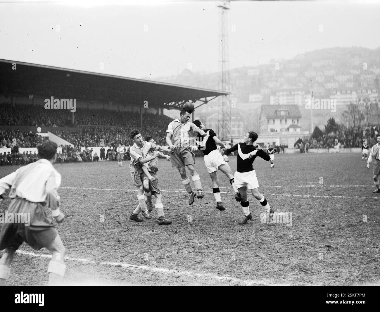 --- Schweizer Cup 1944/45: FC Lugano - Grasshopper Club Zürich#Swiss Cup 1944/45: FC Lugano - Grasshopper Club Zürich- RDB DI DUKAS Foto Stock
