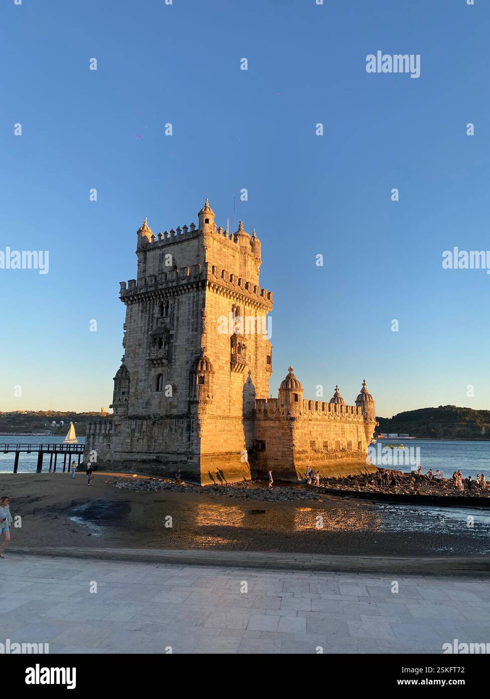 Viaggiando per le strade del Portogallo - Immagine stock catturata con smartphone