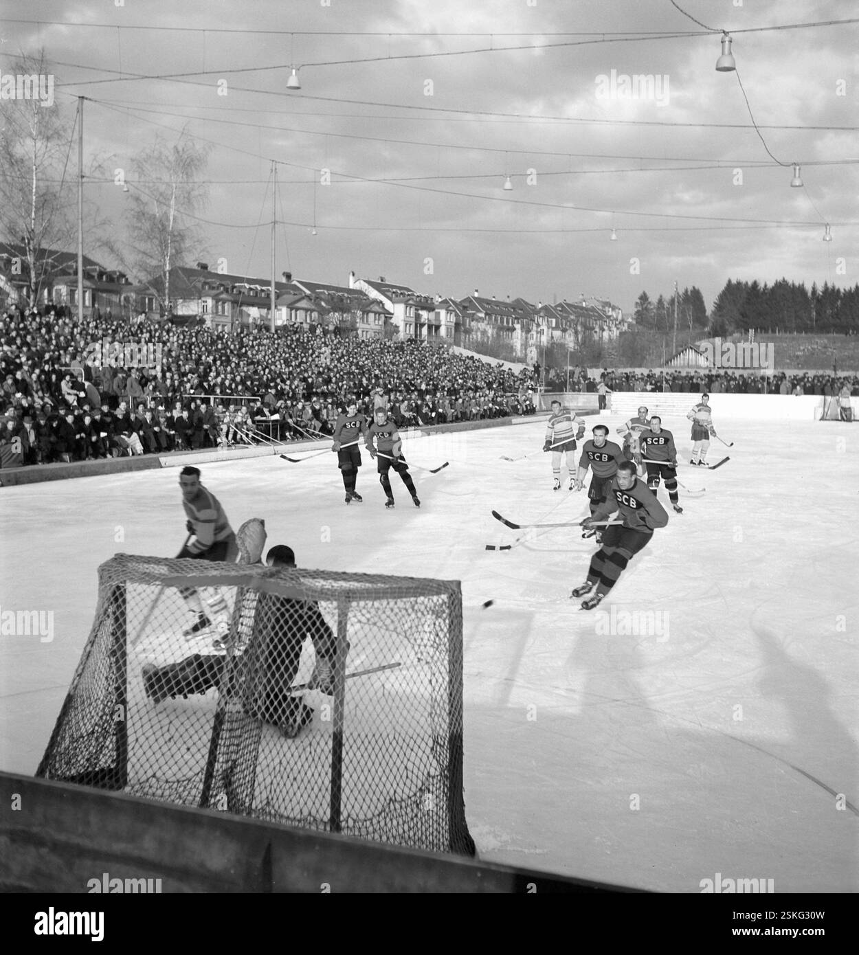 --- NLA 1944/45: SC Bern - HC Davos#NLA 1944/45: SC Bern - HC Davos- RDB DI DUKAS Foto Stock