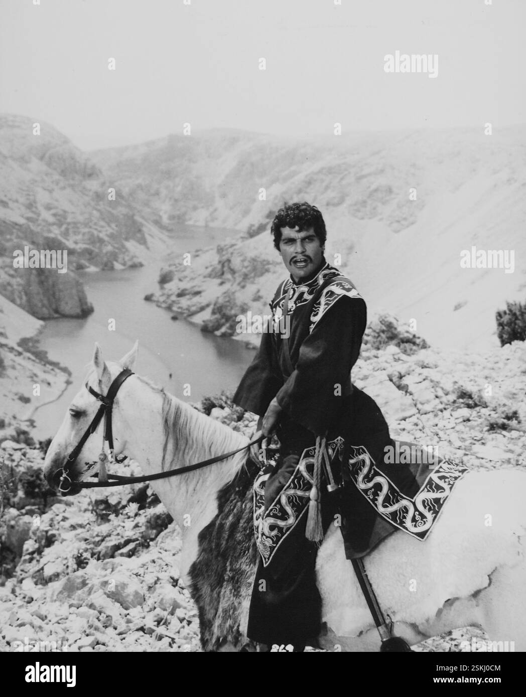 --- Omar Sharif in 'Genghis Khan' 1965#Omar Sharif in 'Genghis Khan' 1965 Foto Stock