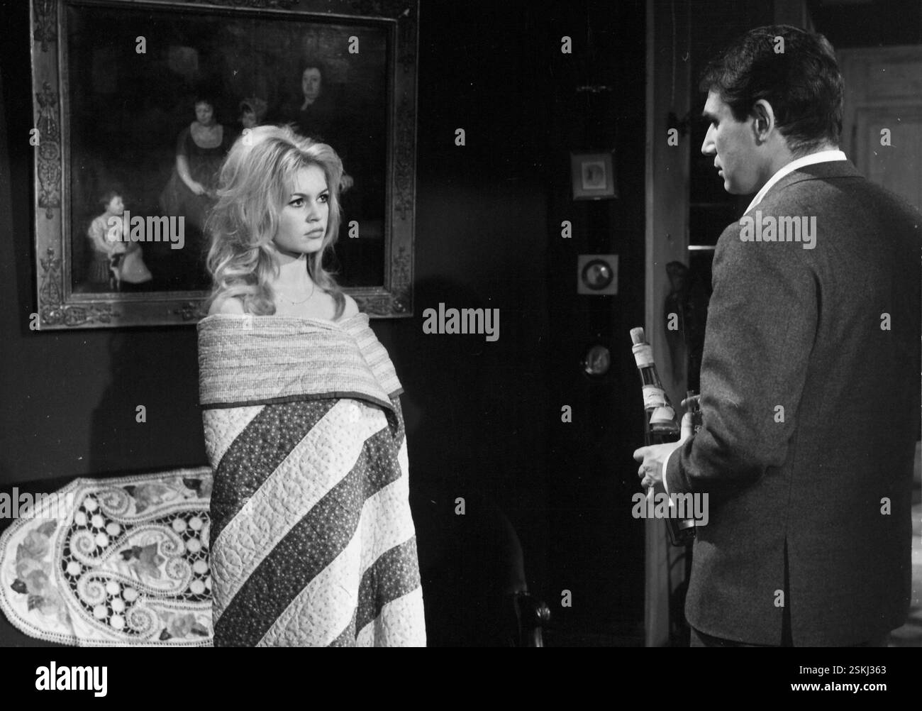 --- Brigitte Bardot, Robert Hossein in 'le Repos du Guerrier' 1962#Brigitte Bardot, Robert Hossein in 'le Repos du Guerrier' 1962- RDB DI DUKAS Foto Stock