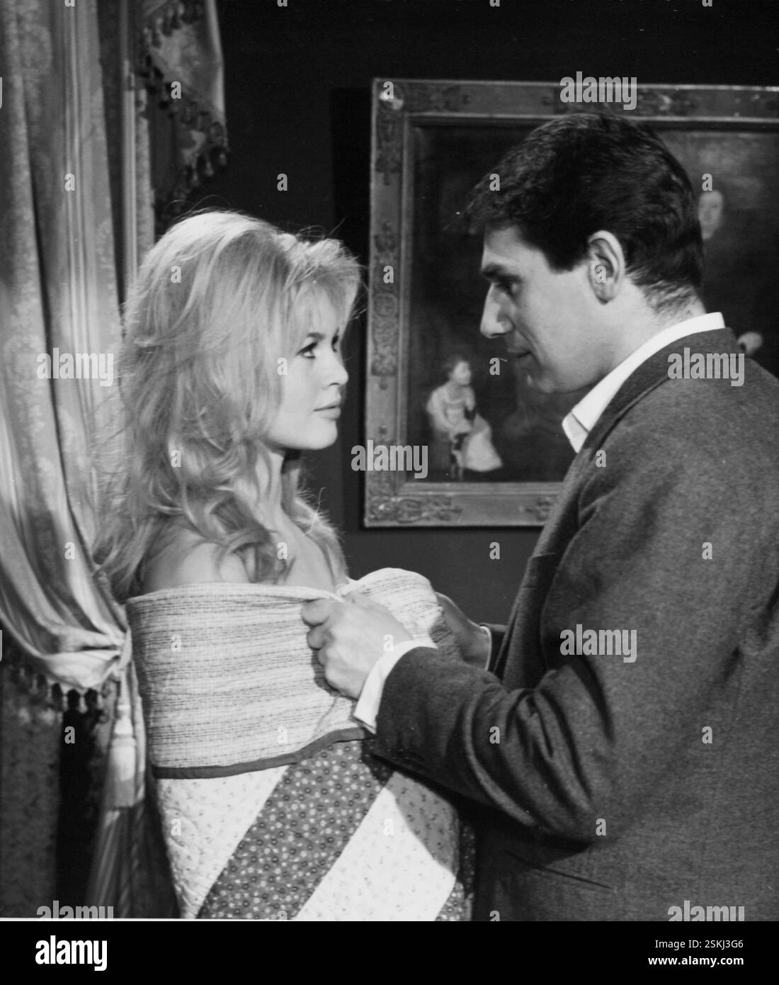 --- Brigitte Bardot, Robert Hossein in 'le Repos du Guerrier' 1962#Brigitte Bardot, Robert Hossein in 'le Repos du Guerrier' 1962- RDB DI DUKAS Foto Stock