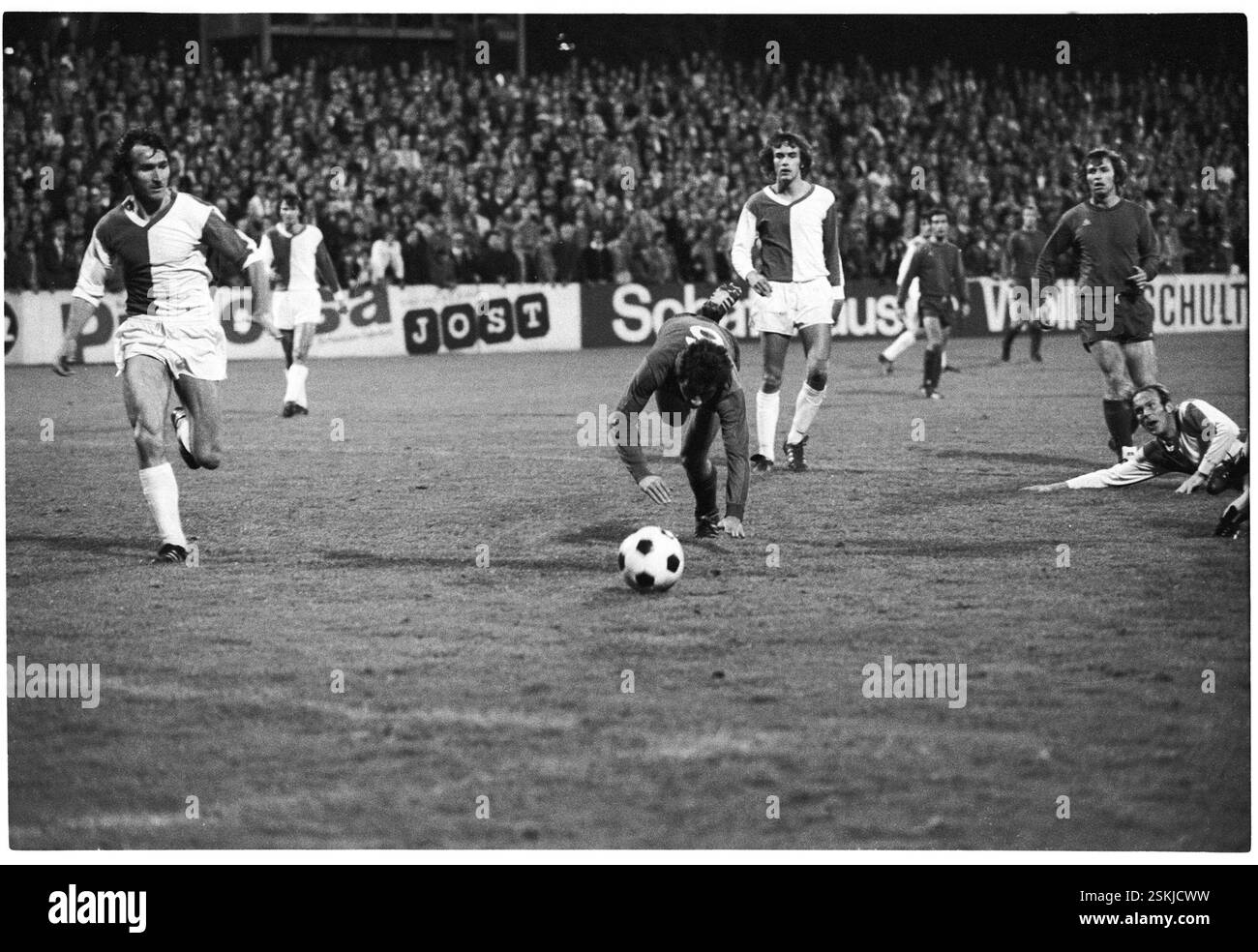 --- NLA 1973/74: Cavallette Zürich - FC Basel#NLA 1973/74: Cavallette Zurigo - FC Basel Foto Stock