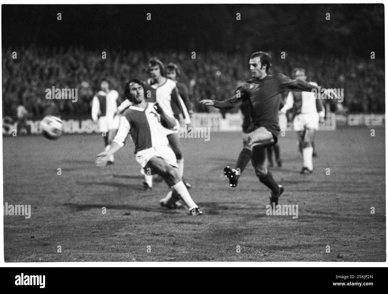 --- NLA 1973/74: Cavallette Zürich - FC Basel#NLA 1973/74: Cavallette Zurigo - FC Basel Foto Stock