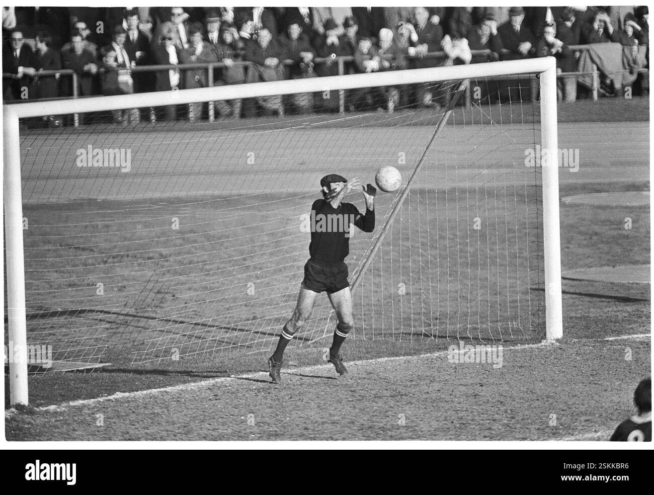 --- NLA 1968/69: FC Zürich - Servette FC; Torhüter Barlie#NLA 1968/69: FC Zürich - Servette FC; Custode Barlie Foto Stock