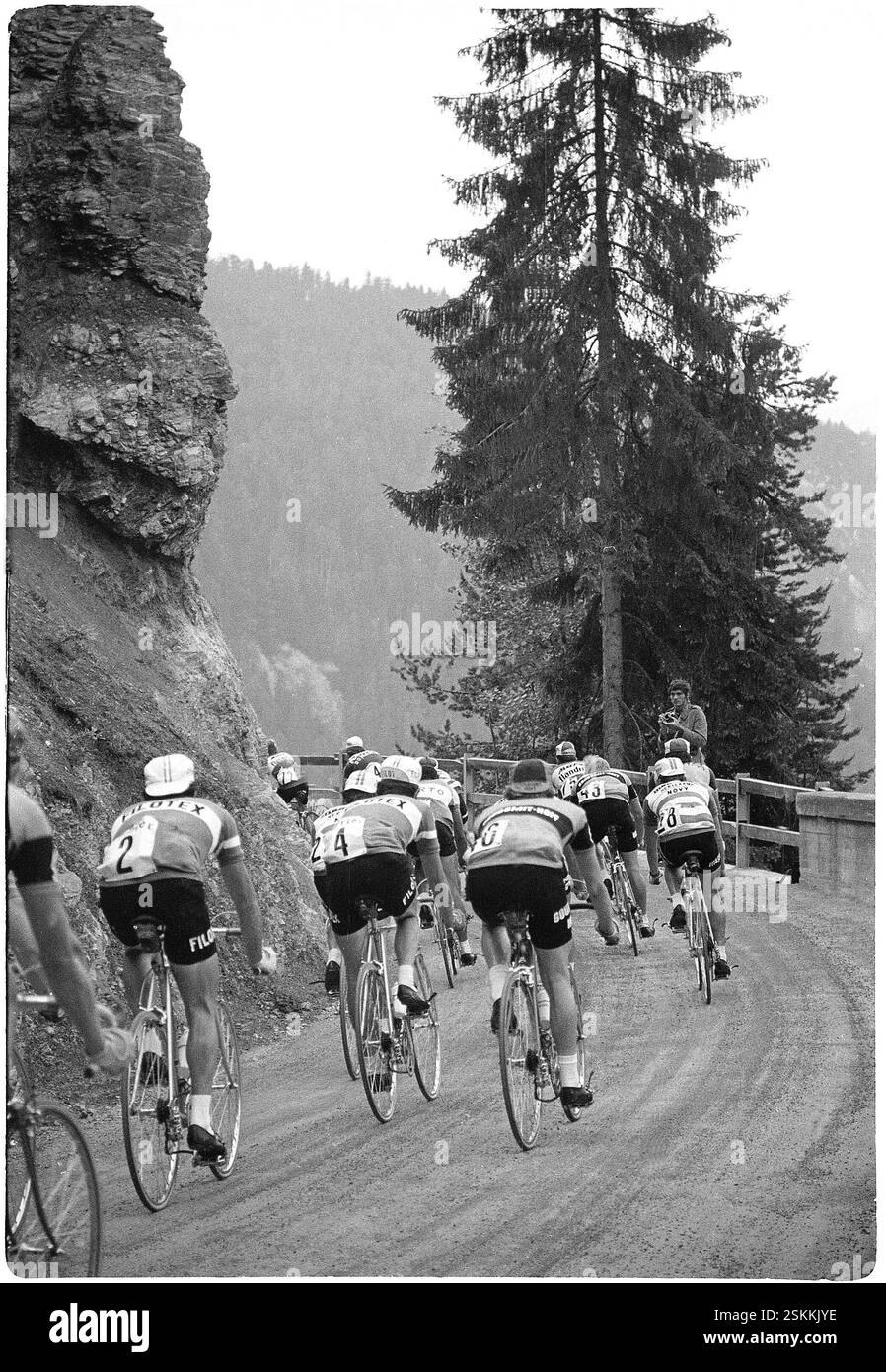 --- Tour de Suisse 1971, 4. Tag#Tour de Suisse 1971, 4° giorno - RDB BY DUKAS Foto Stock